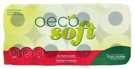 Toilettenpapier - Oecosoft- 100% Zellstoff - 3-lagig