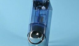 Flüssigseifendispenser - 0.17 Liter - chrom / transparent