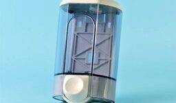 Flüssigseifendispenser - 1.1 Liter - weiss / transparent