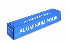 Aluminium-Folie, 18 my - mit Spenderbox und Cutter
