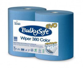 Maxi-Reinigungsrolle - BulkySoft Blue Power - 100% Zellstoff - 2-lagig