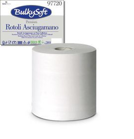 Papierhandtuchrolle - BulkySoft - 100% Zellstoff - 2-lagig
